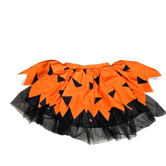 Pebbles Flintstone Costume Skirt With Attached Bone Accessory Size 4t halloween - Picture 2 of 4